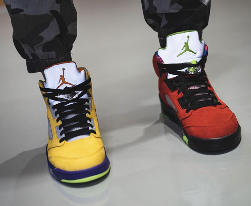 Air Jordan 5 What The 2020 Release Date Cz5725 700 On Feet (8) - www.newkick.vip