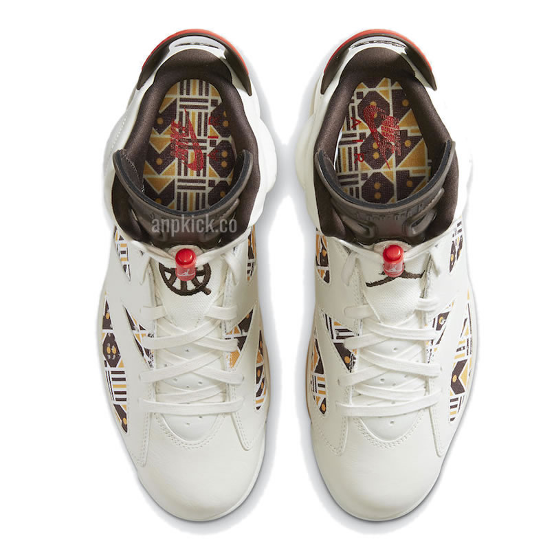 Air Jordan 6 Retro Quai 54 2020 Sail Baroque Brown Cz4152 100 (4) - www.newkick.vip