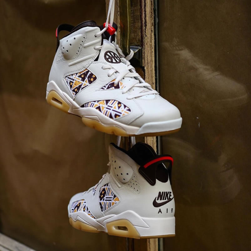 Air Jordan 6 Retro Quai 54 2020 Sail Baroque Brown Cz4152 100 (7) - www.newkick.vip