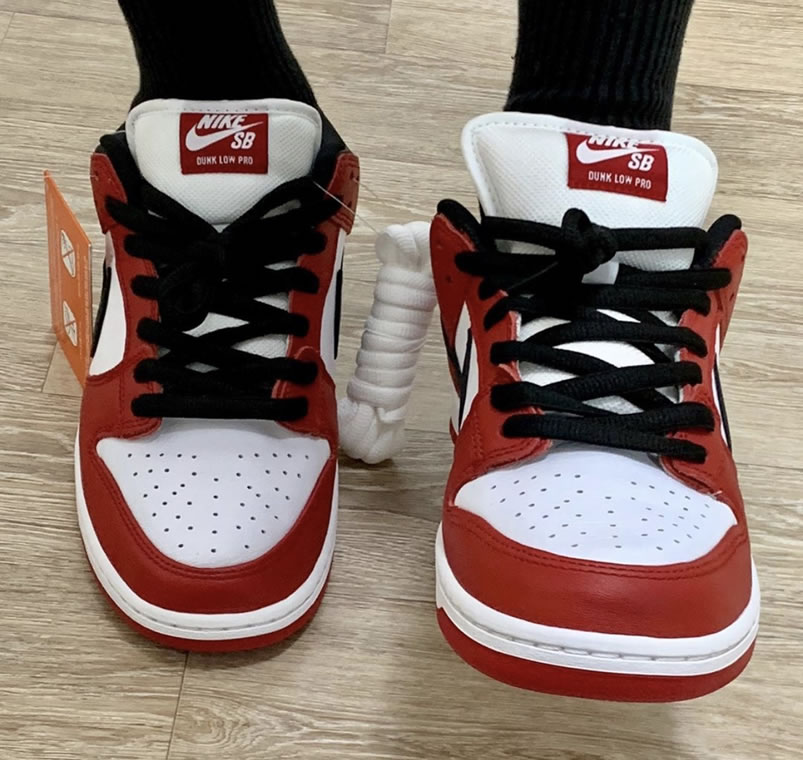 Nike Sb Dunk Low Pro Chicago Varsity Red Release Date On Feet Bq6817 600 (3) - www.newkick.vip