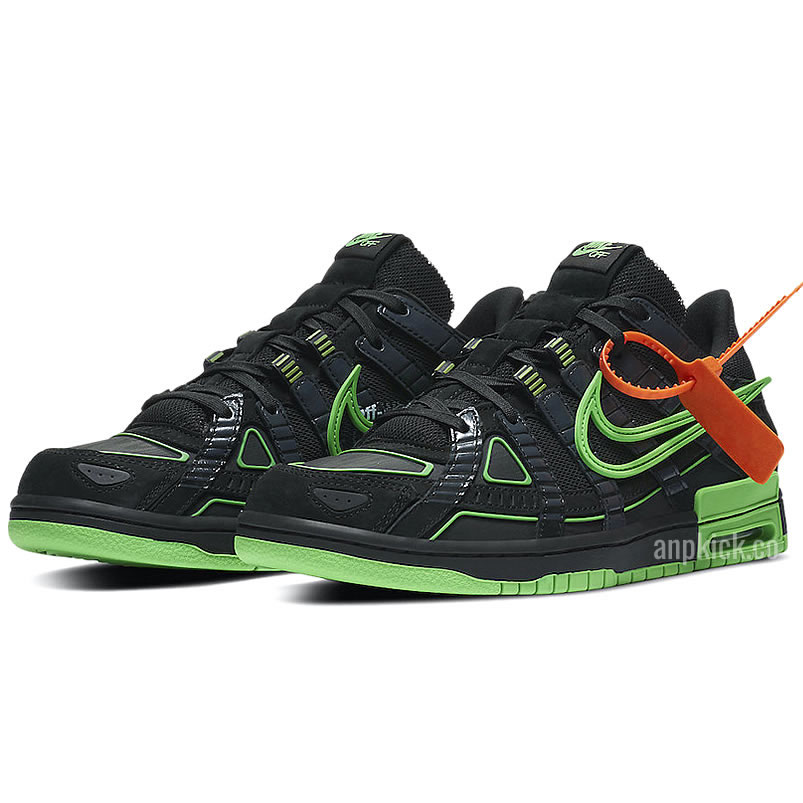 Off White Nike Air Rubber Dunk Green Strike Release Date Cu6015 001 (3) - www.newkick.vip