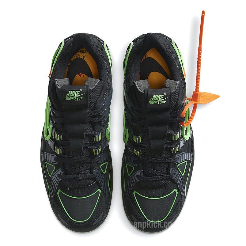 Off White Nike Air Rubber Dunk Green Strike Release Date Cu6015 001 (4) - www.newkick.vip