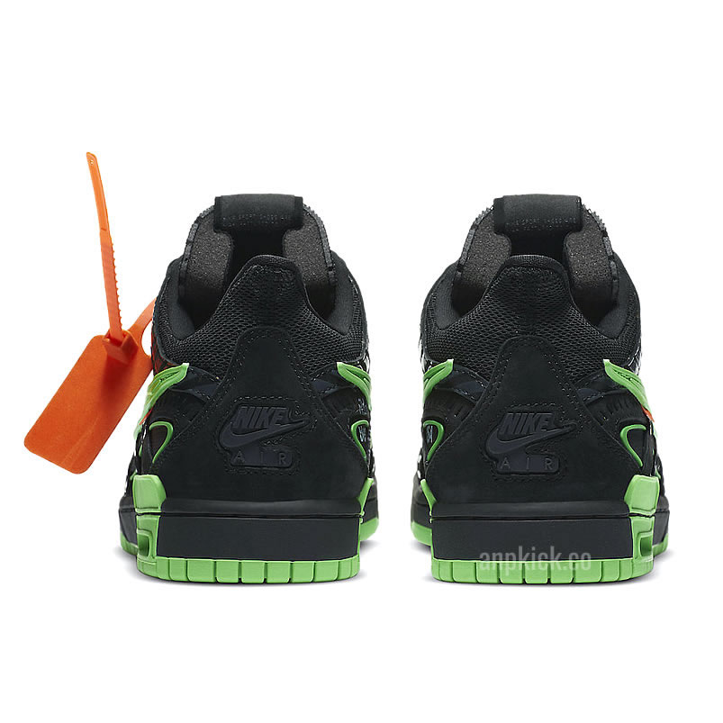 Off White Nike Air Rubber Dunk Green Strike Release Date Cu6015 001 (5) - www.newkick.vip
