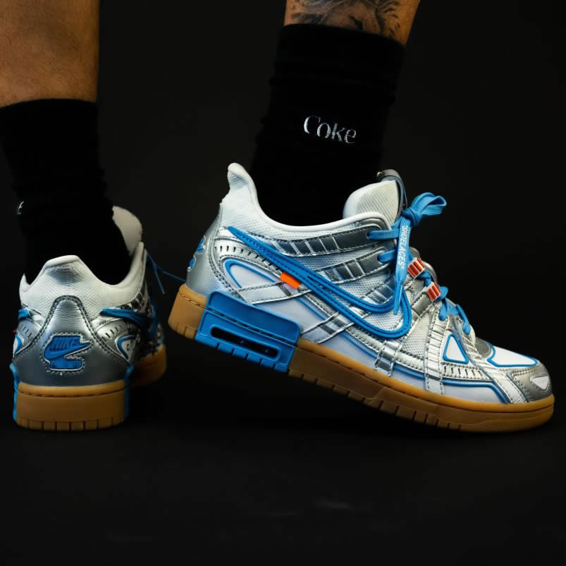 Off White Nike Air Rubber Dunk University Blue Release Date On Feet Cu6015 100 (6) - www.newkick.vip