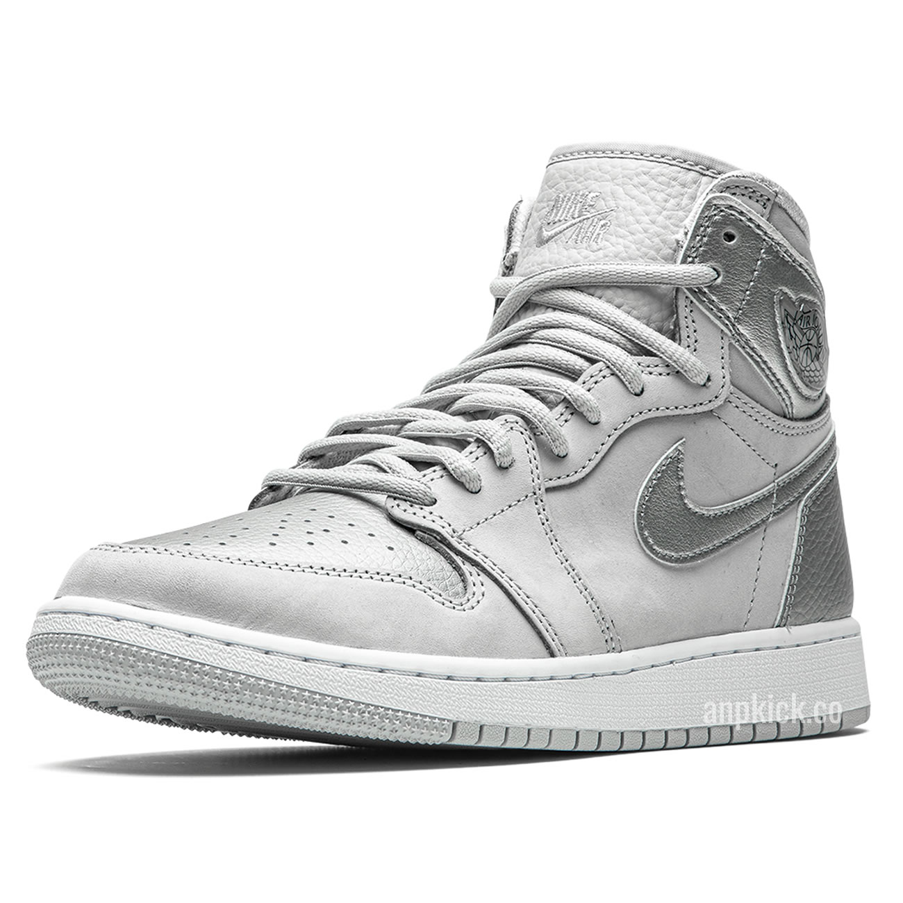 Air Jordan 1 Retro High Og Gs Co Jp Metallic Silver Neutral Grey 575441 029 (4) - www.newkick.vip