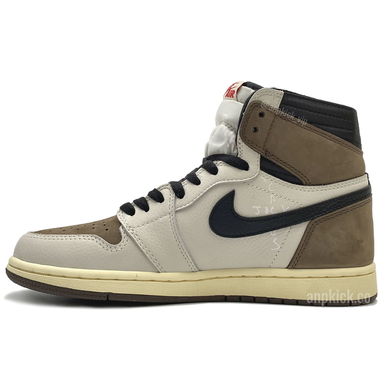 Travis Scott Air Jordan 1 Retro High Sample 2.0 Brown Cactus Jack Anpkick First Look (2) - www.newkick.vip Travis Scott Air Jordan 1 Retro High Sample 2.0 Brown Cactus Jack Anpkick First Look (2) - www.newkick.vip