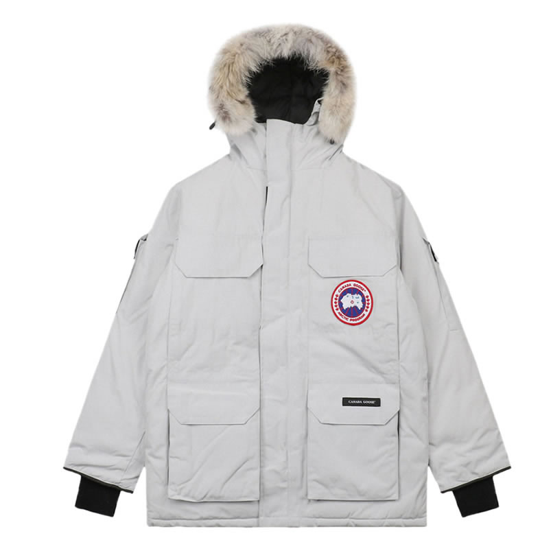 08 Canada Goose 19fw Expedition 4660ma Down Jacket Coat Silver White (1) - www.newkick.vip