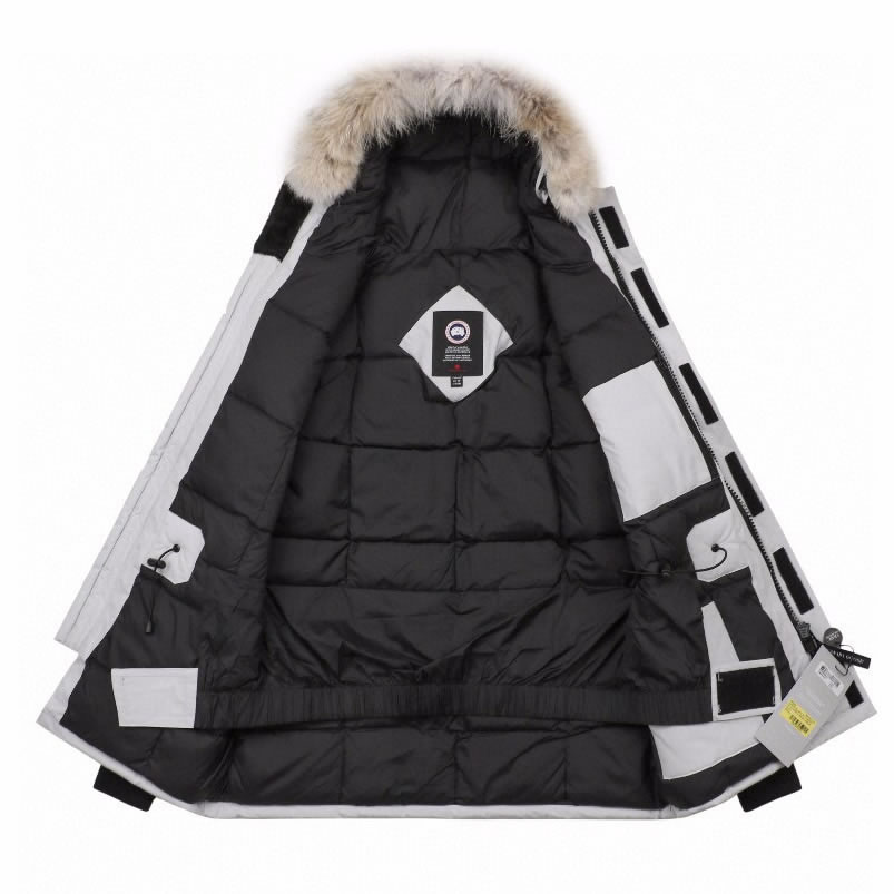 08 Canada Goose 19fw Expedition 4660ma Down Jacket Coat Silver White (3) - www.newkick.vip