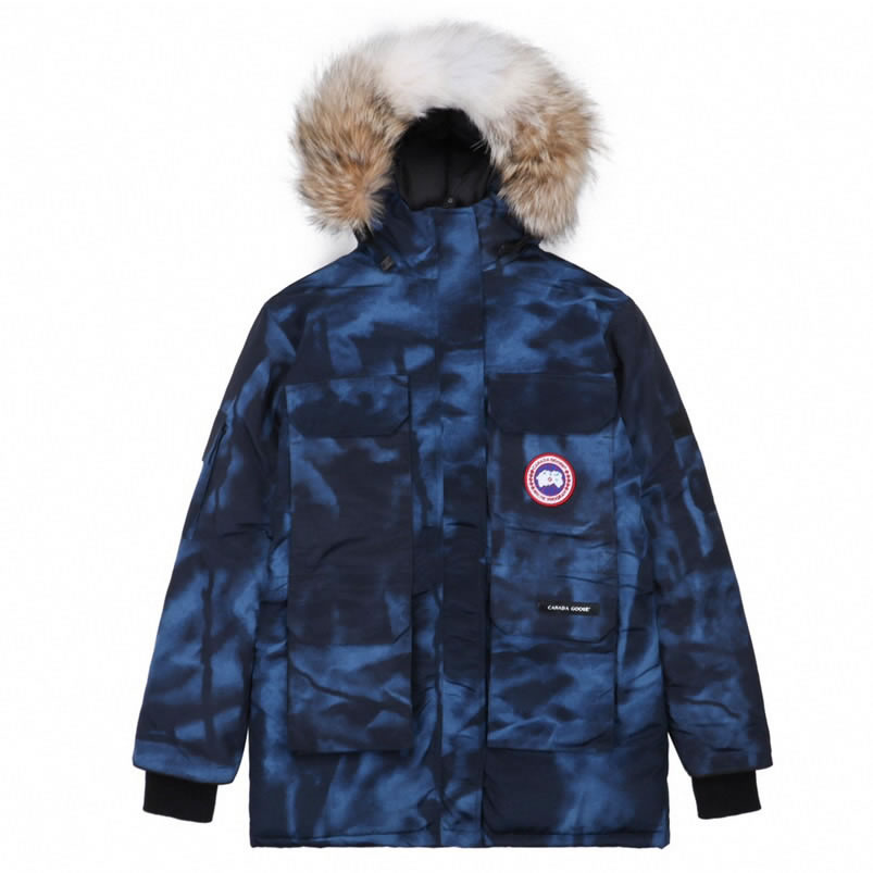 09 Canada Goose 19fw Expedition 4660la Down Jacket Coat Camouflage Blue (1) - www.newkick.vip