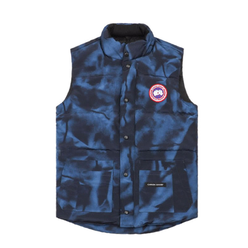 Canada Goose 4154m Freestyle Crew Vest Camouflage Blue (1) - www.newkick.vip