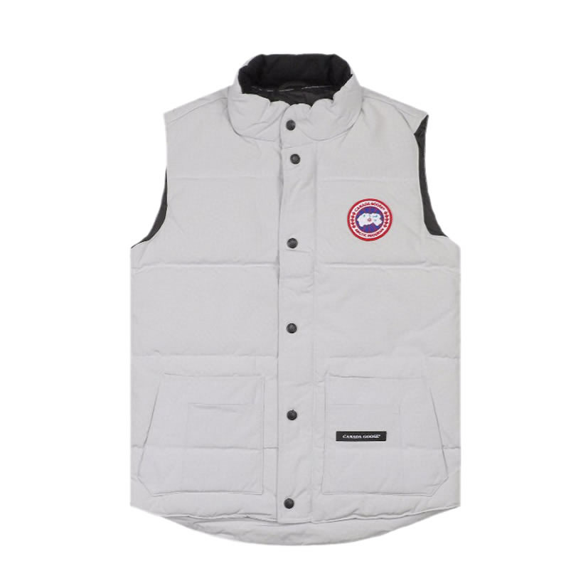 Canada Goose 4154m Freestyle Crew Vest Silver White (1) - www.newkick.vip