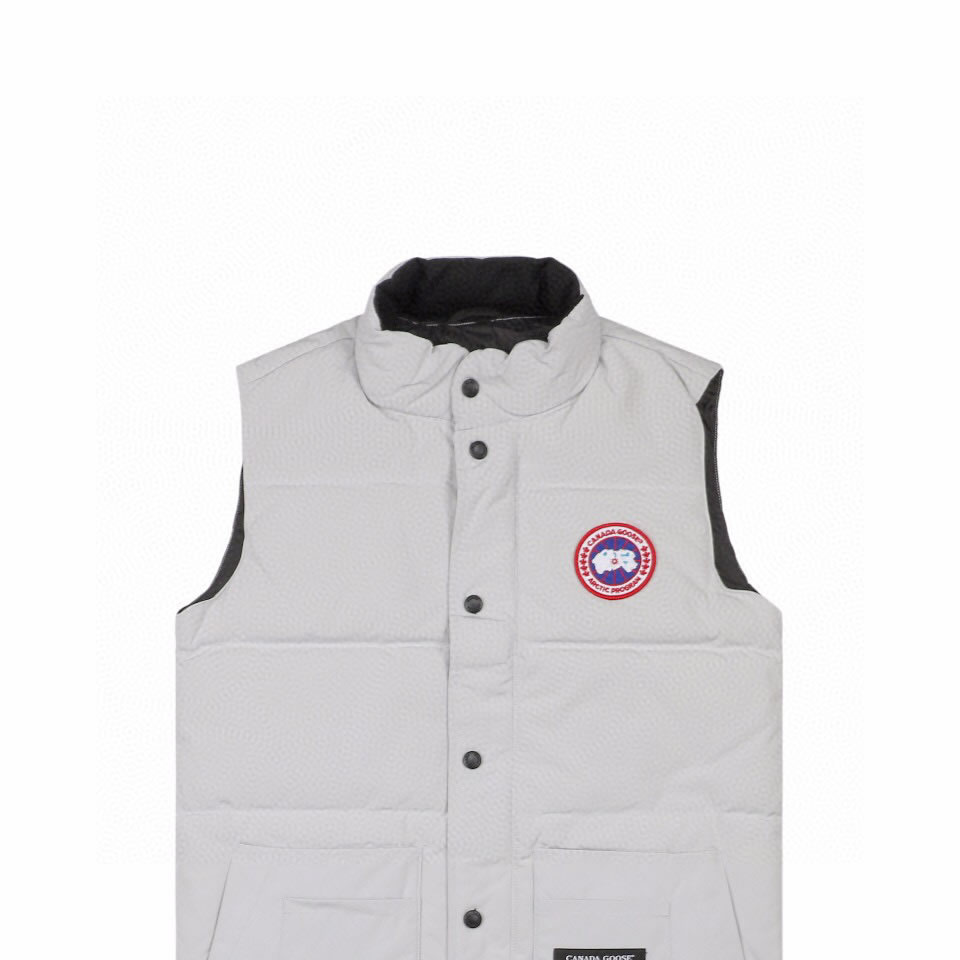 Canada Goose 4154m Freestyle Crew Vest Silver White (3) - www.newkick.vip