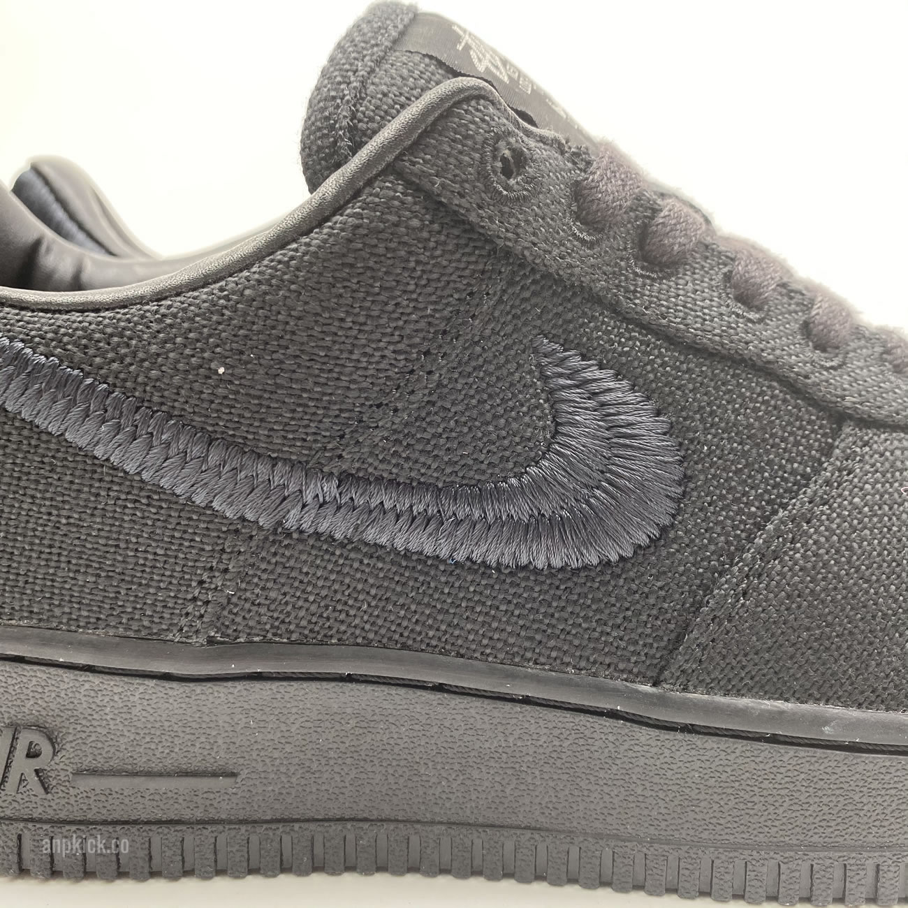 Stussy Nike Air Force 1 Low Black Cz9084 001 Release Date (5) - www.newkick.vip