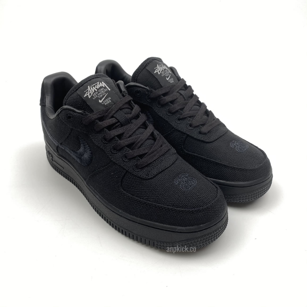 Stussy Nike Air Force 1 Low Black Cz9084 001 Release Date (2) - www.newkick.vip