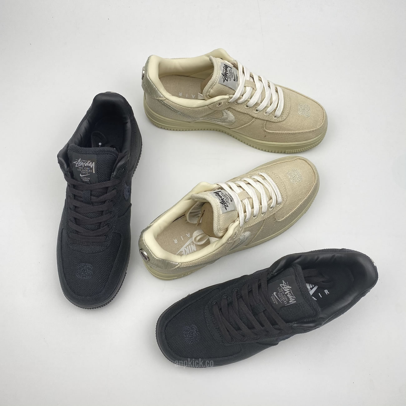 Stussy Nike Air Force 1 Low Fossil Stone Cz9084 200 Release Date (9) - www.newkick.vip