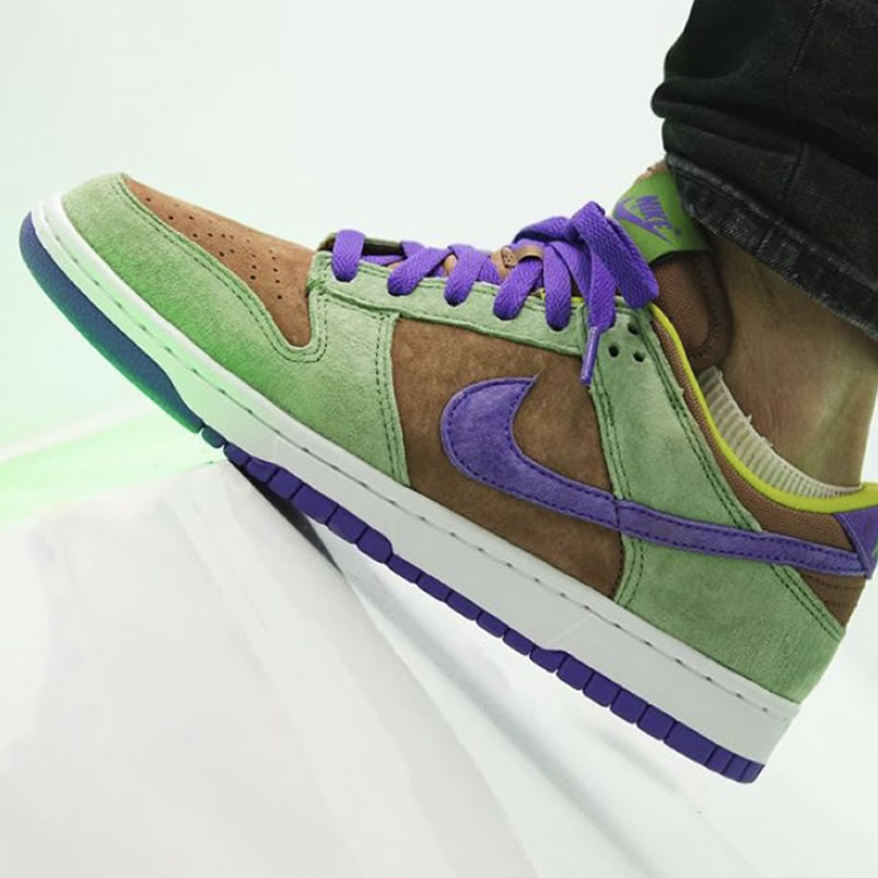 Nike Dunk Low Sp Veneer Autumn Green Deep Purple On Feet Da1469 200 (2) - www.newkick.vip