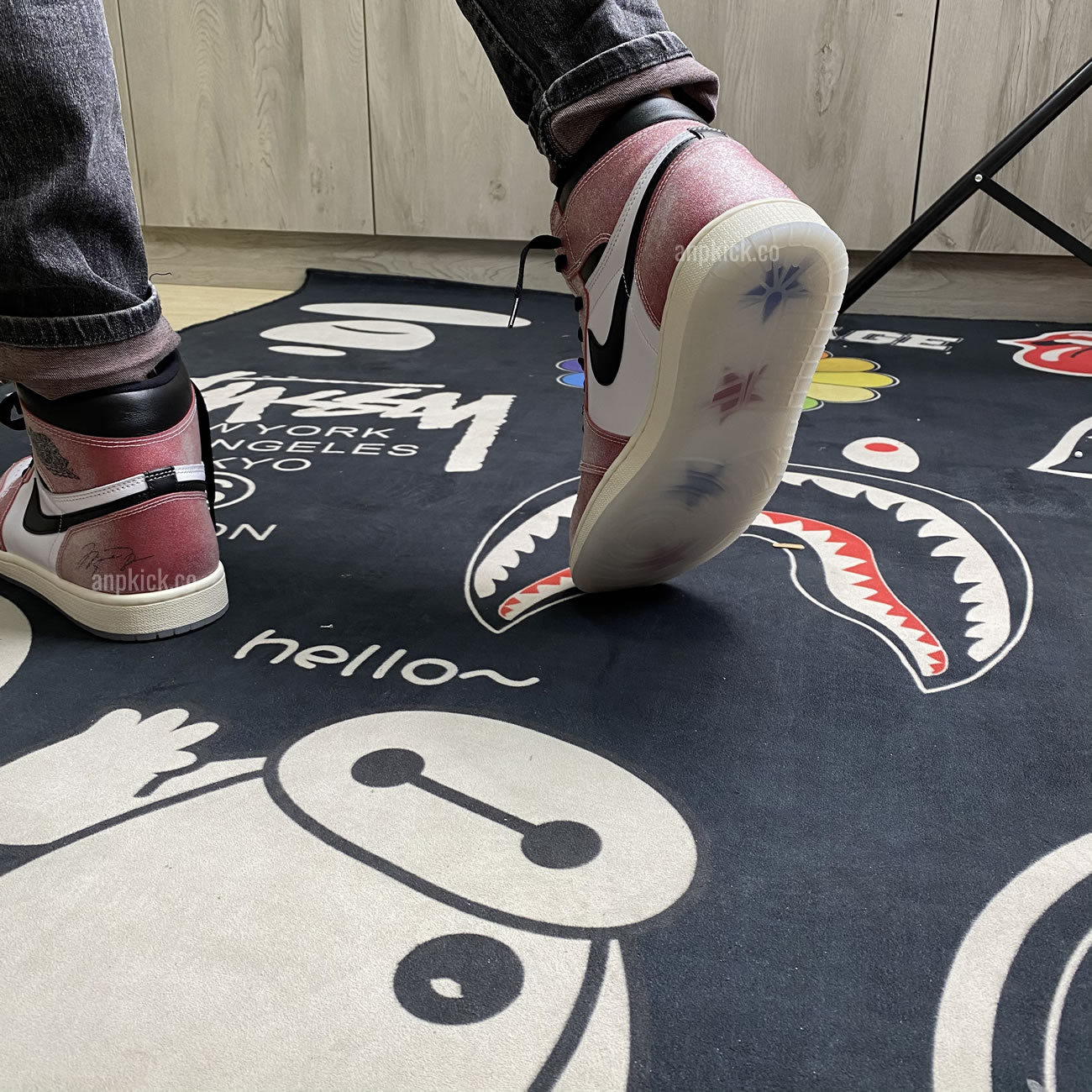 Anpkick Trophy Room Air Jordan 1 High Og Sp Chicago First Look Da2728 100 (5) - www.newkick.vip