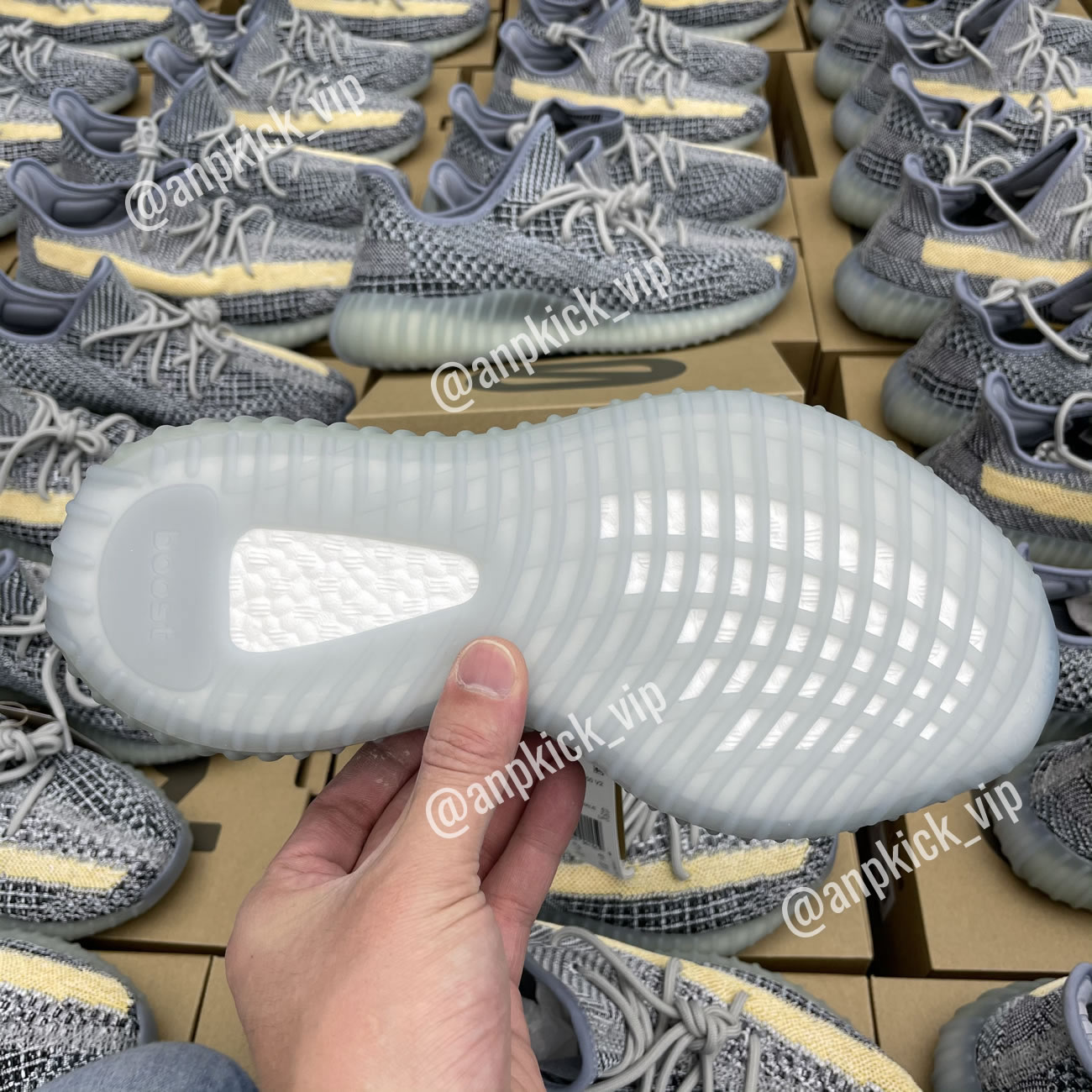 Adidas Anpkick Yeezy Boost 350 V2 Ash Blue Gy7657 (8) - www.newkick.vip