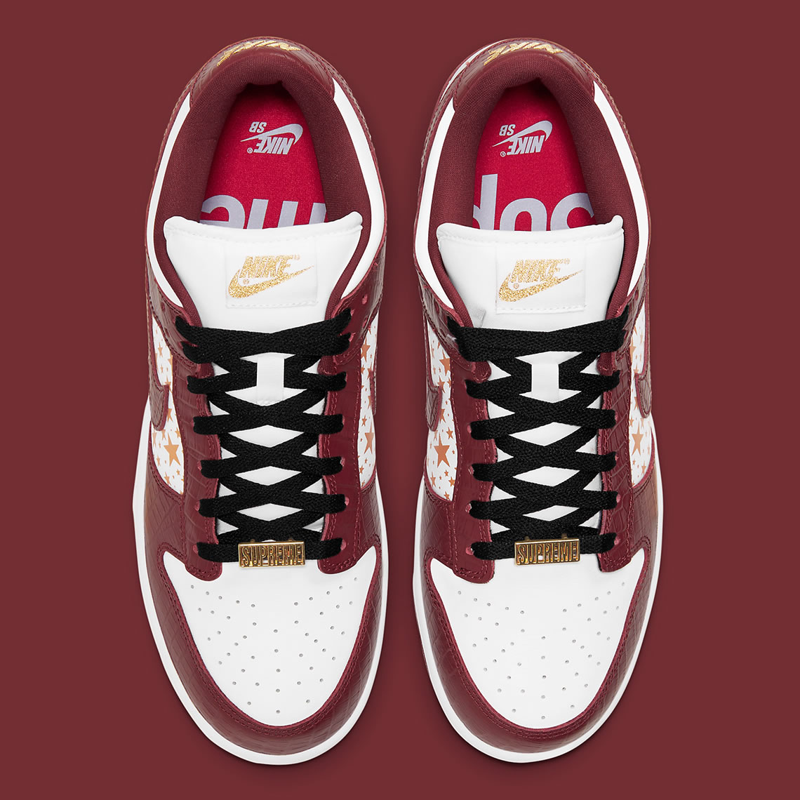 Supreme Nike Sb Dunk Low White Metallic Gold Barkroot Brown Dh3228 103 (3) - www.newkick.vip