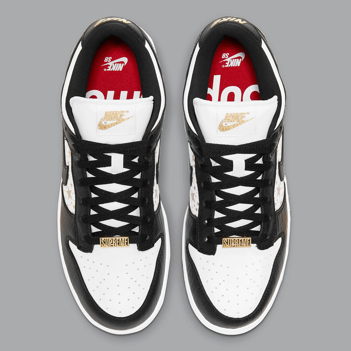 Supreme Nike Sb Dunk Low White Metallic Gold Black Dh3228 102 (3) - www.newkick.vip