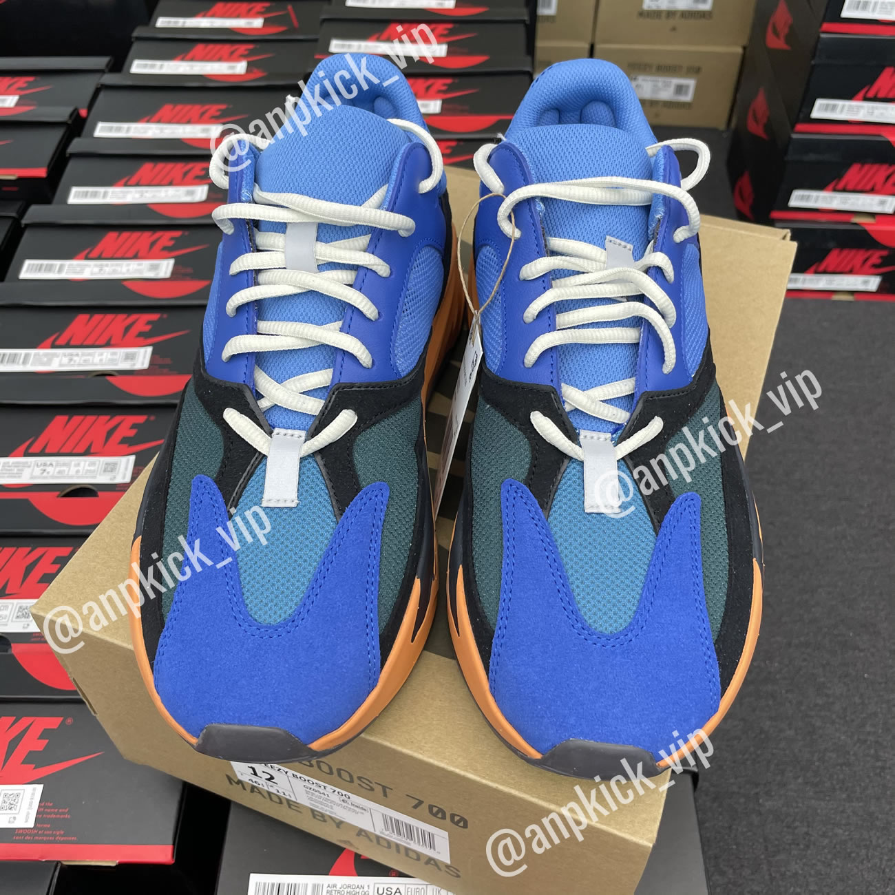 Adidas Yeezy Boost 700 Bright Blue Orange Anpkick Gz0541 (5) - www.newkick.vip