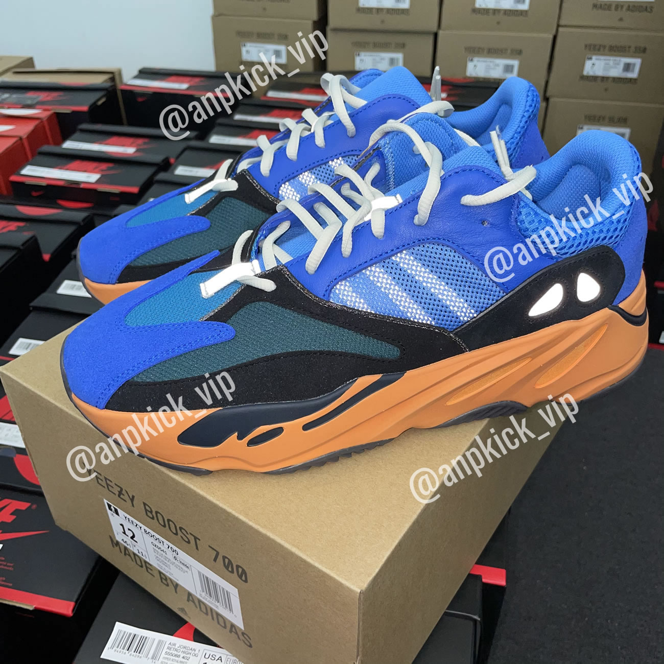 Adidas Yeezy Boost 700 Bright Blue Orange Anpkick Gz0541 (7) - www.newkick.vip