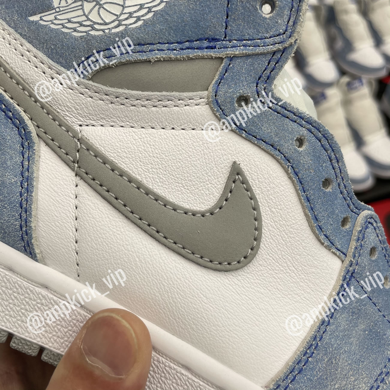 Air Jordan 1 Retro High Og Hyper Royal Anpkick Mens 555088 402 Gs 575441 402 (3) - www.newkick.vip