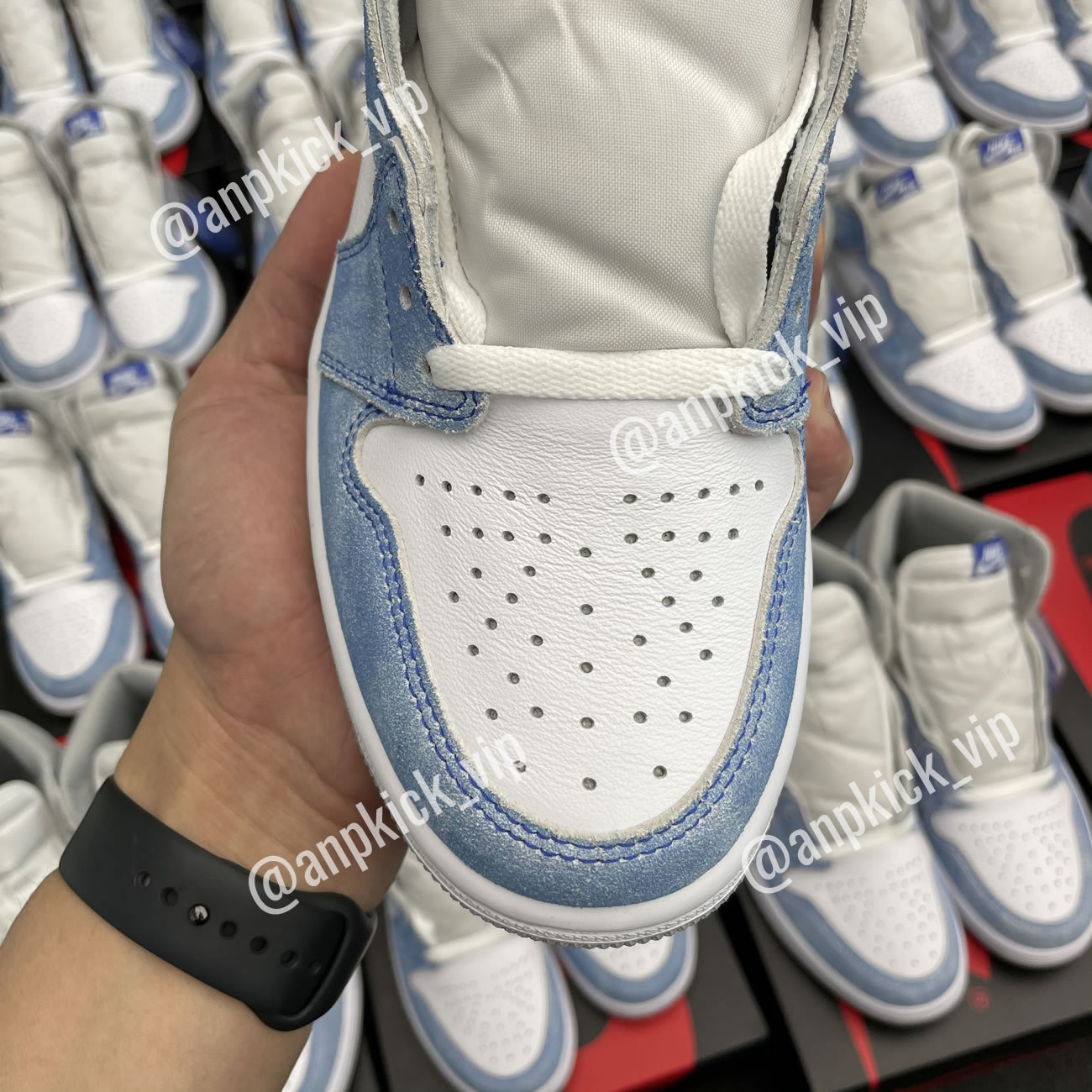 Air Jordan 1 Retro High Og Hyper Royal Anpkick Mens 555088 402 Gs 575441 402 (4) - www.newkick.vip