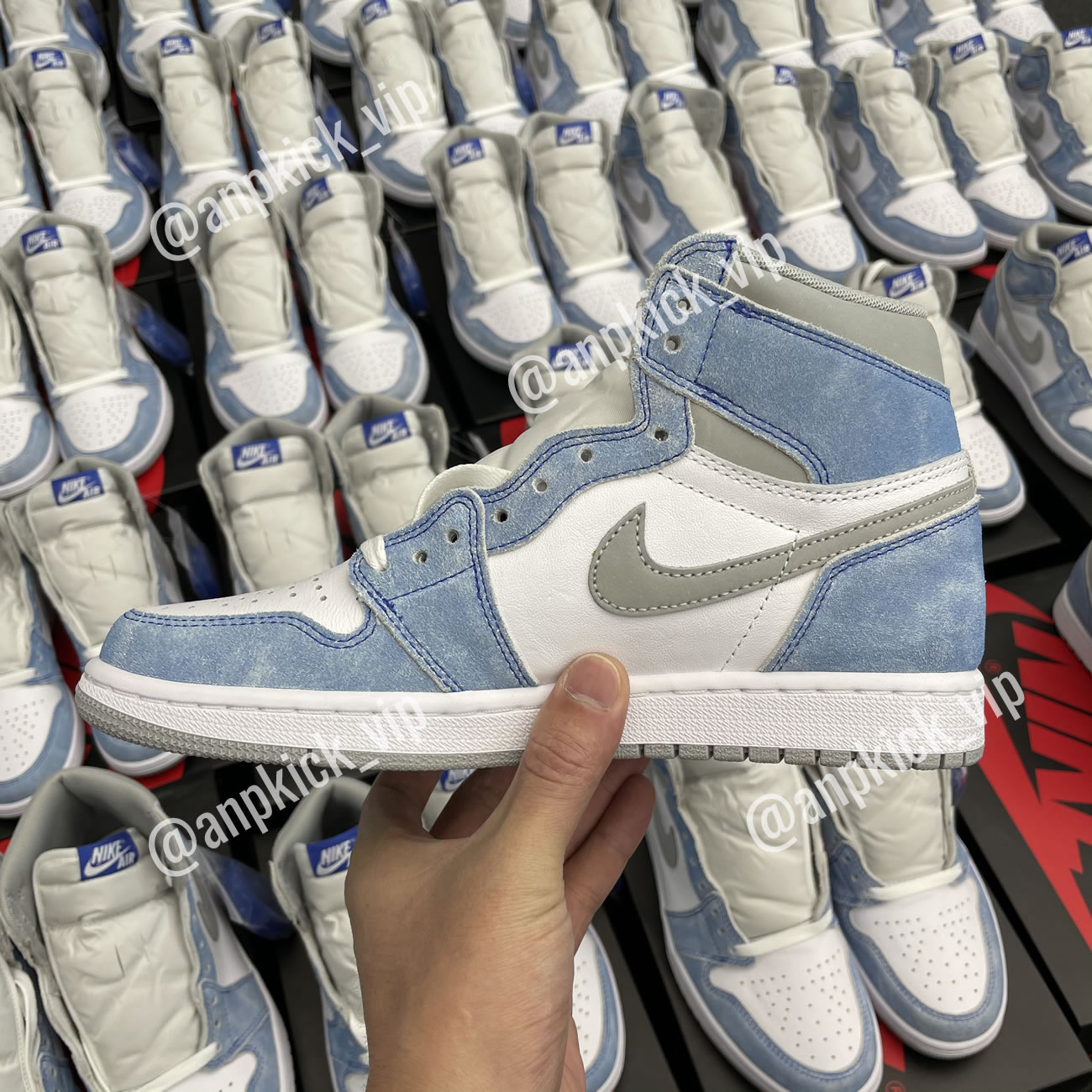 Air Jordan 1 Retro High Og Hyper Royal Anpkick Mens 555088 402 Gs 575441 402 (5) - www.newkick.vip