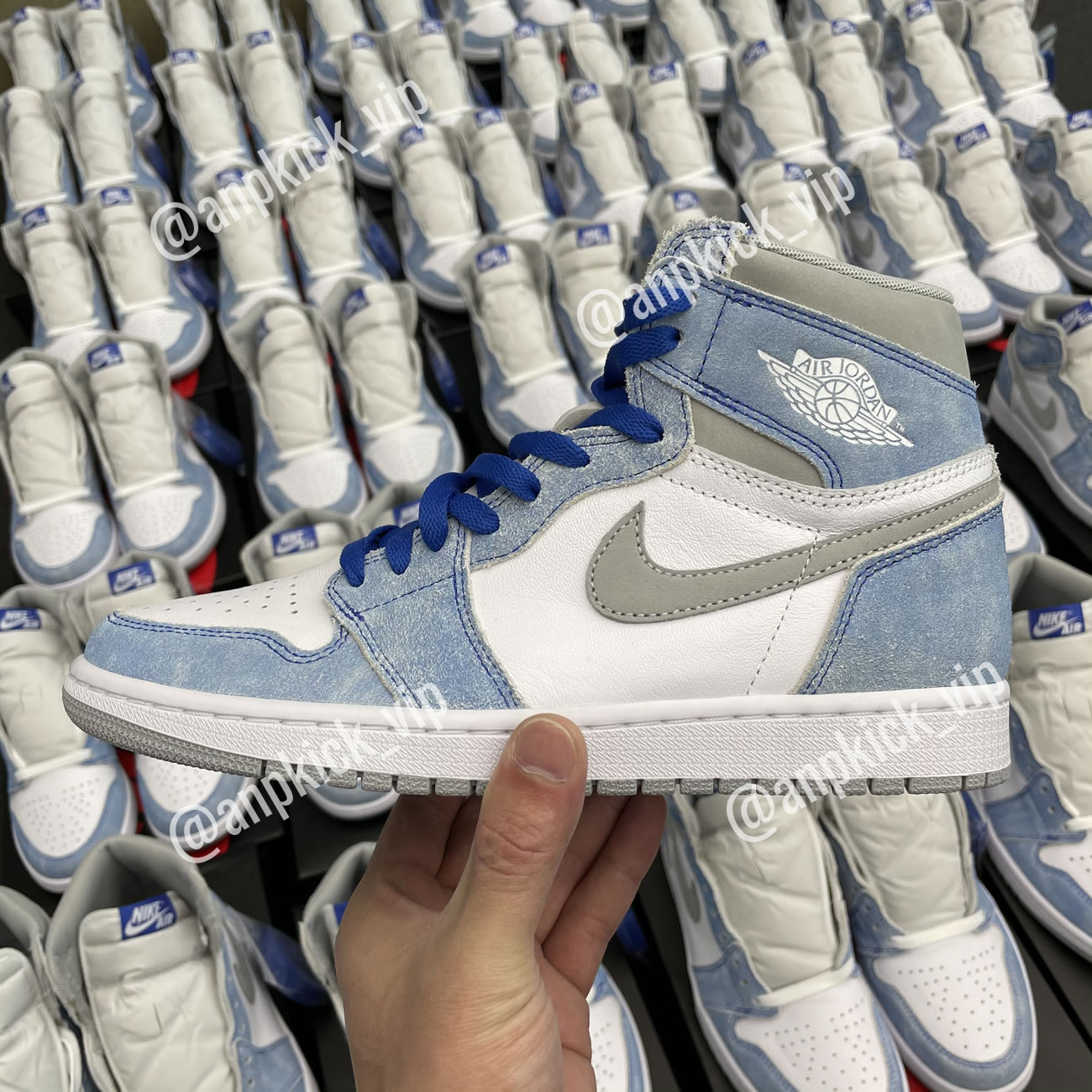 Air Jordan 1 Retro High Og Hyper Royal Anpkick Mens 555088 402 Gs 575441 402 (7) - www.newkick.vip