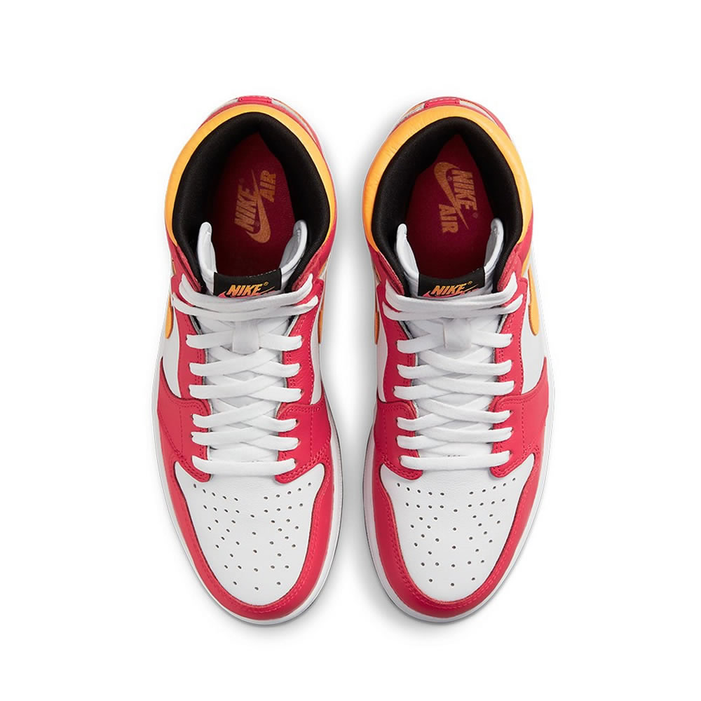Air Jordan 1 Retro High Og Light Fusion Red 555088 603 (4) - www.newkick.vip