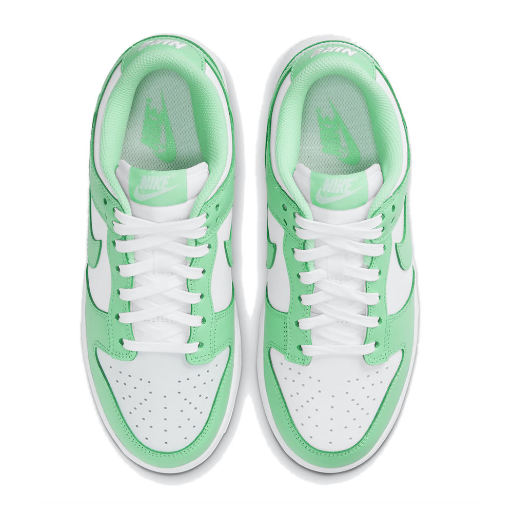 Nike Dunk Low Wmns Green Glow White Green Dd1503 105 (4) - www.newkick.vip