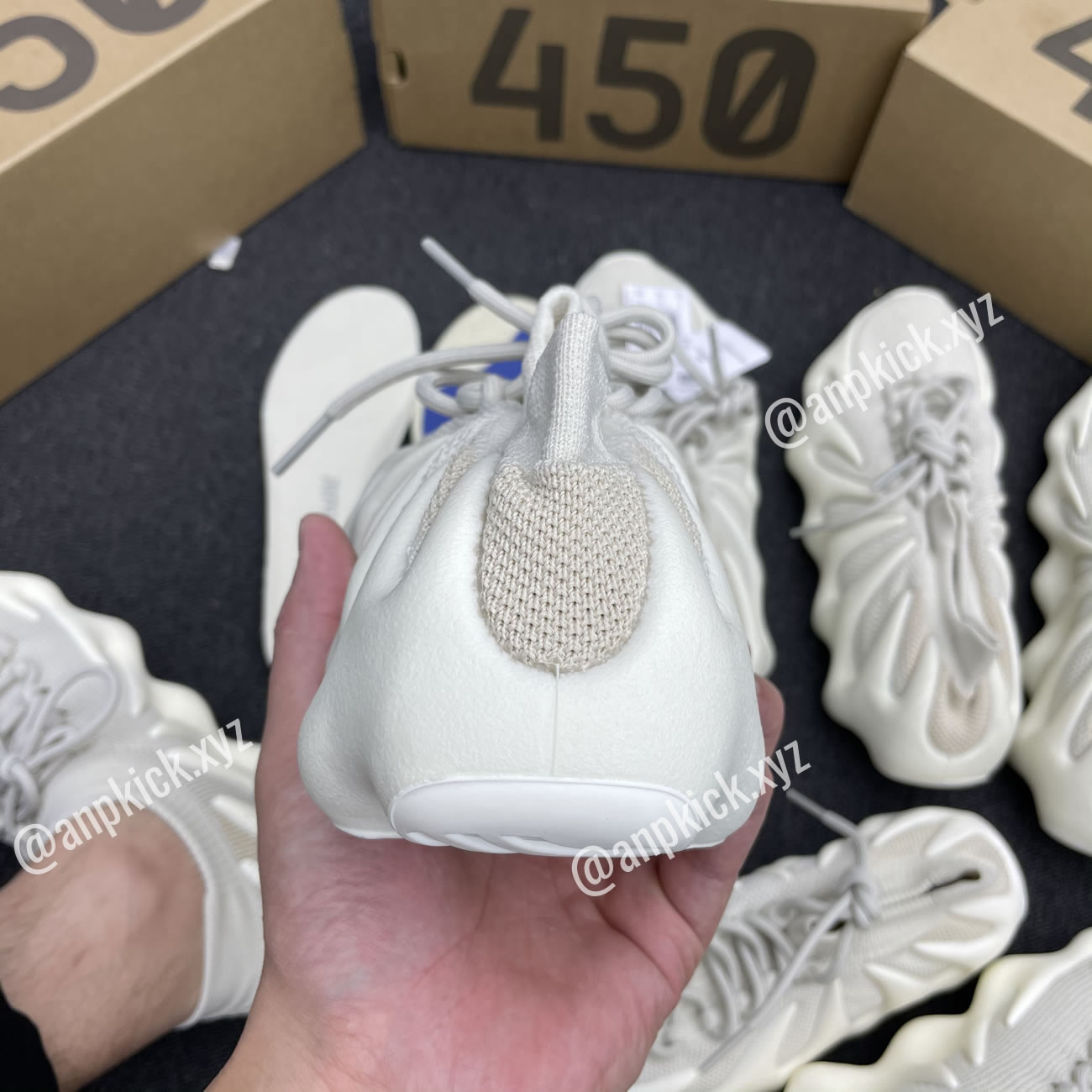 Adidas Yeezy 450 Cloud White Anpkick H68038 (2) - www.newkick.vip