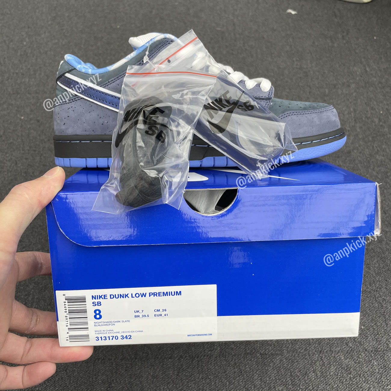 Anpkick Nike Sb Dunk Low Concepts Bluelobster 313170 342 (7) - www.newkick.vip