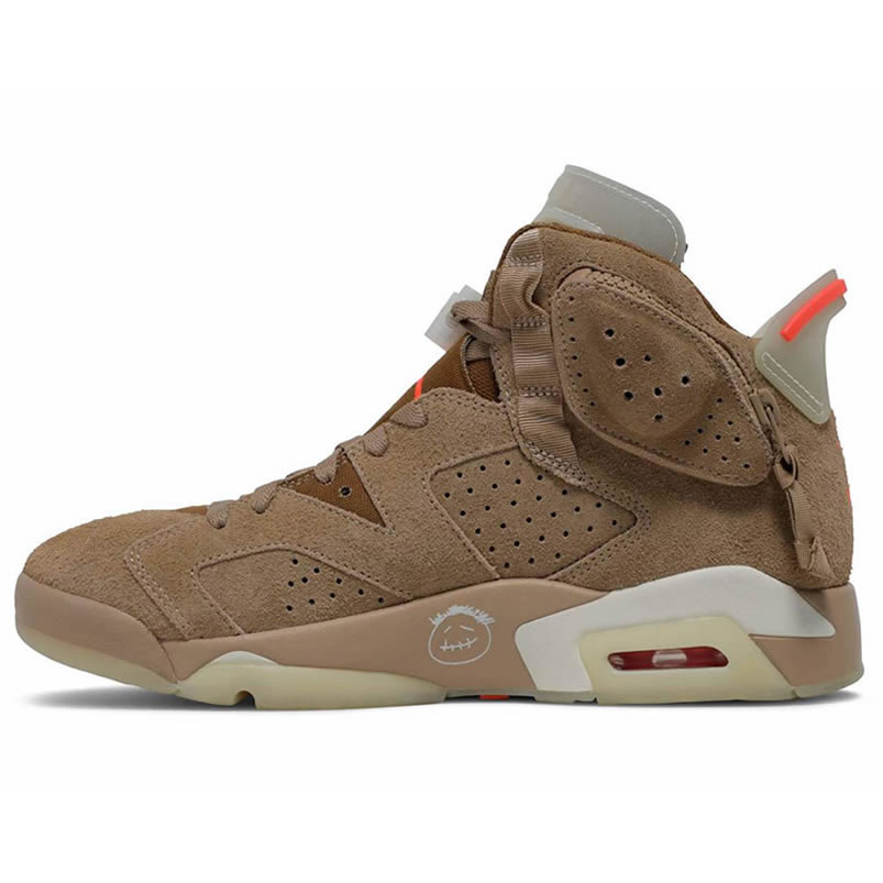 Travis Scott Air Jordan 6 Retro British Khaki Dh0690 200 (1) - www.newkick.vip