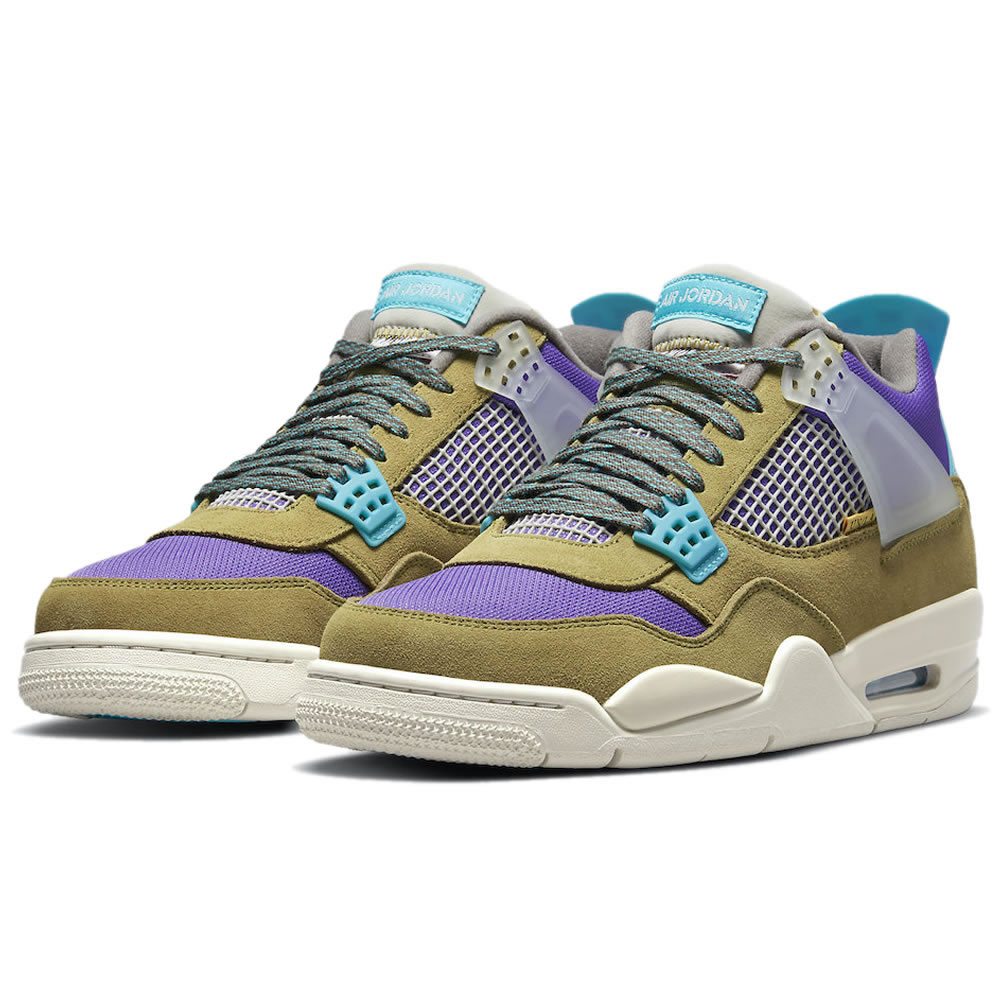 Union Air Jordan 4 30th Anniversary Desert Moss Dj5718 300 (3) - www.newkick.vip