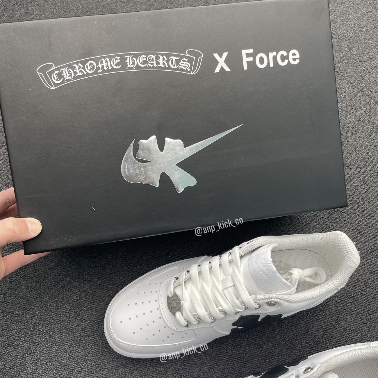Anpkick New Box Nike Air Force One Af1 Chrome Hearts Custom Diy 315122 111 (2) - www.newkick.vip Anpkick New Box Nike Air Force One Af1 Chrome Hearts Custom Diy 315122 111 (2) - www.newkick.vip