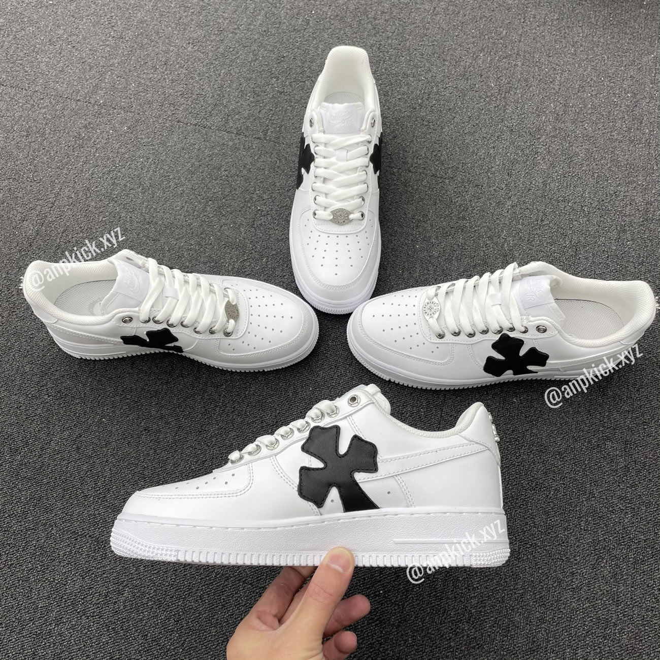 Nike Air Force One Af1 Chrome Hearts Custom Diy 315122 111 (1) - www.newkick.vip Nike Air Force One Af1 Chrome Hearts Custom Diy 315122 111 (1) - www.newkick.vip