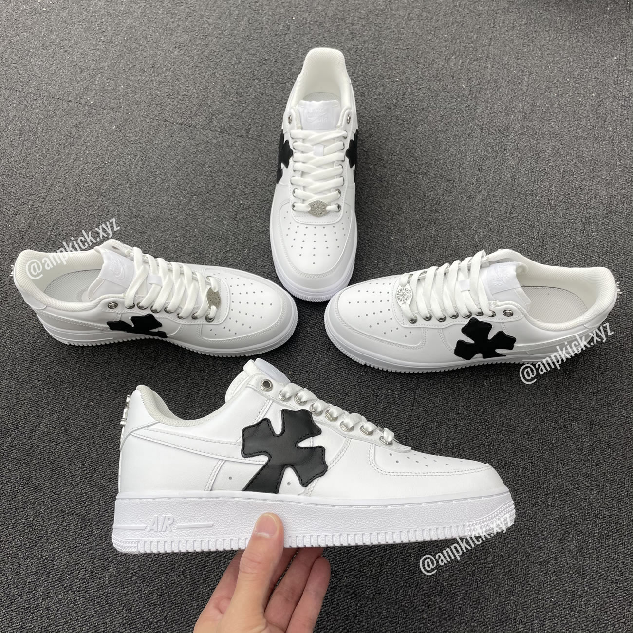 Nike Air Force One Af1 Chrome Hearts Custom Diy 315122 111 (2) - www.newkick.vip Nike Air Force One Af1 Chrome Hearts Custom Diy 315122 111 (2) - www.newkick.vip