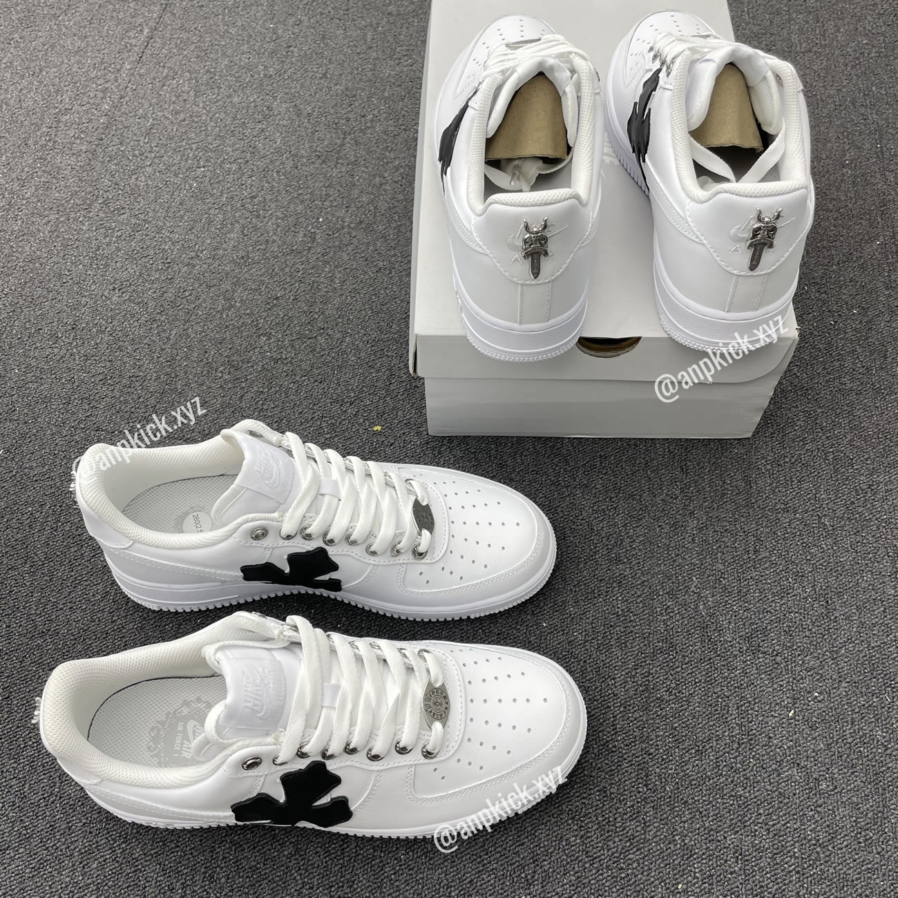 Nike Air Force One Af1 Chrome Hearts Custom Diy 315122 111 (4) - www.newkick.vip Nike Air Force One Af1 Chrome Hearts Custom Diy 315122 111 (4) - www.newkick.vip