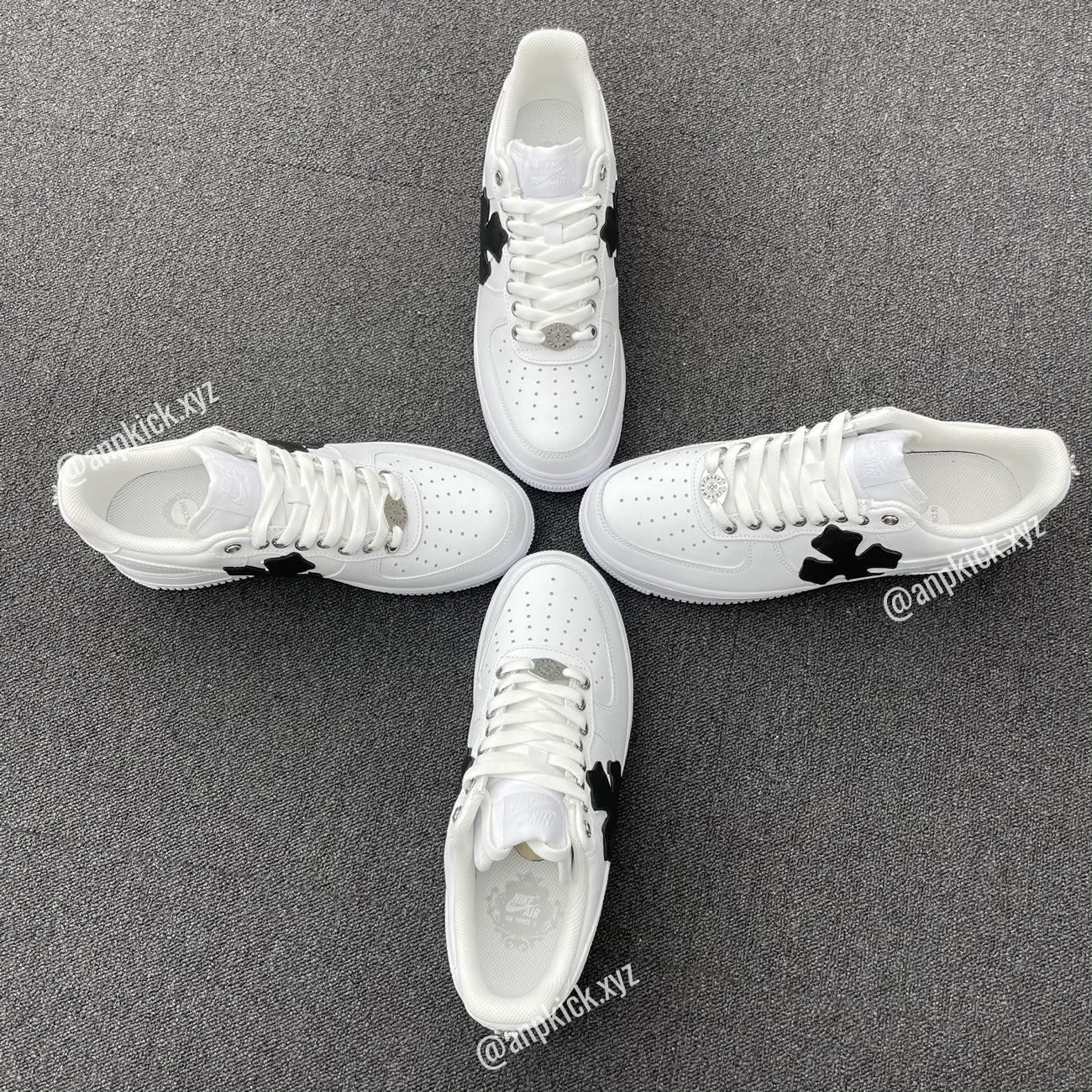 Nike Air Force One Af1 Chrome Hearts Custom Diy 315122 111 (6) - www.newkick.vip