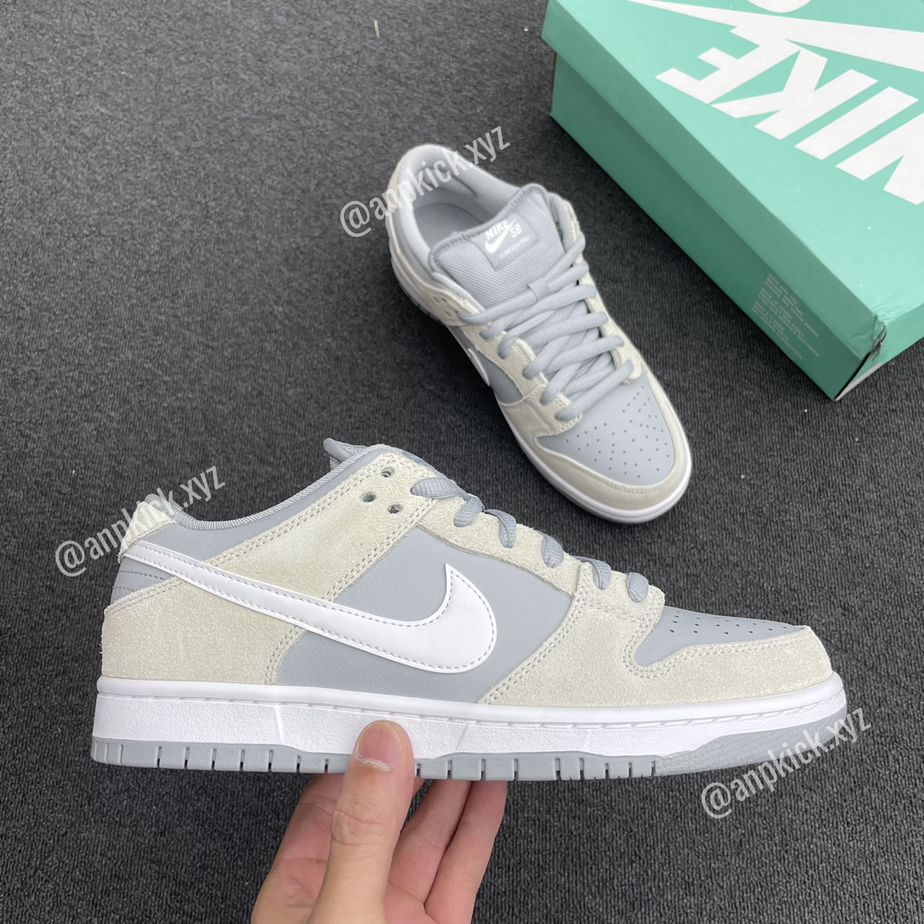 Anpkick Nike Dunk Low Summit White Vast Grey Ar0778 110 (3) - www.newkick.vip