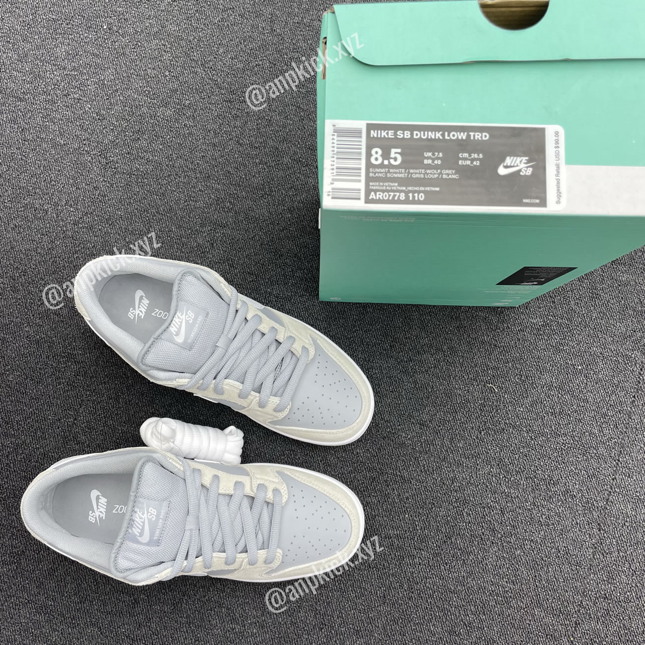 Anpkick Nike Dunk Low Summit White Vast Grey Ar0778 110 (8) - www.newkick.vip