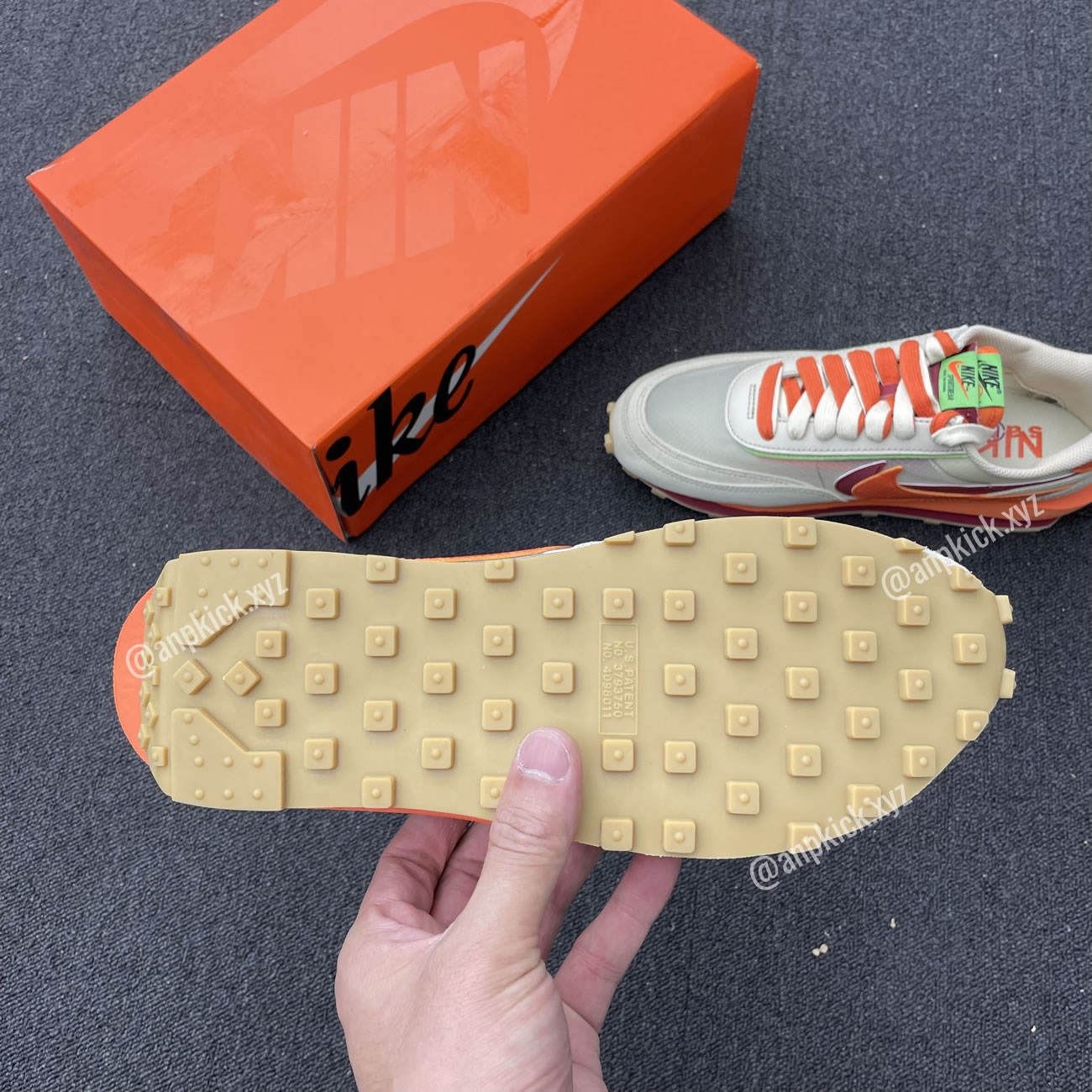 Clot Sacai Nike Ldwaffle Net Orange Blaze Shoes Dh1347 100 (7) - www.newkick.vip