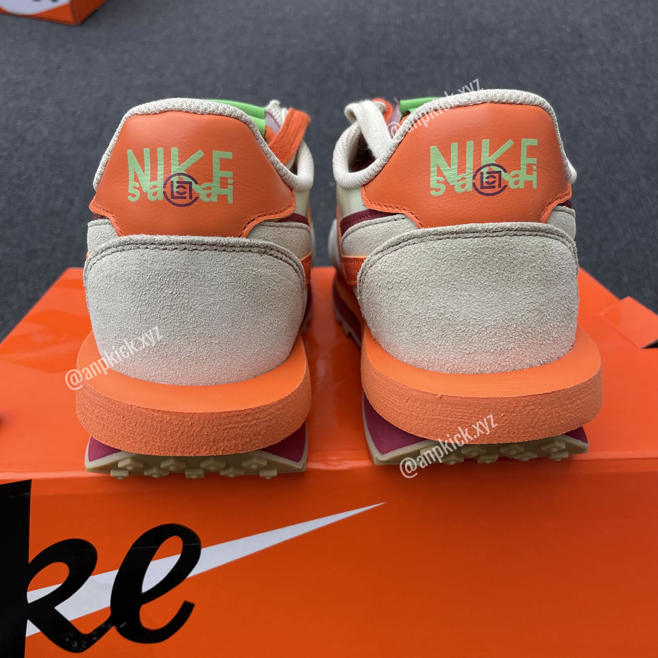 Clot Sacai Nike Ldwaffle Net Orange Blaze Shoes Dh1347 100 (9) - www.newkick.vip