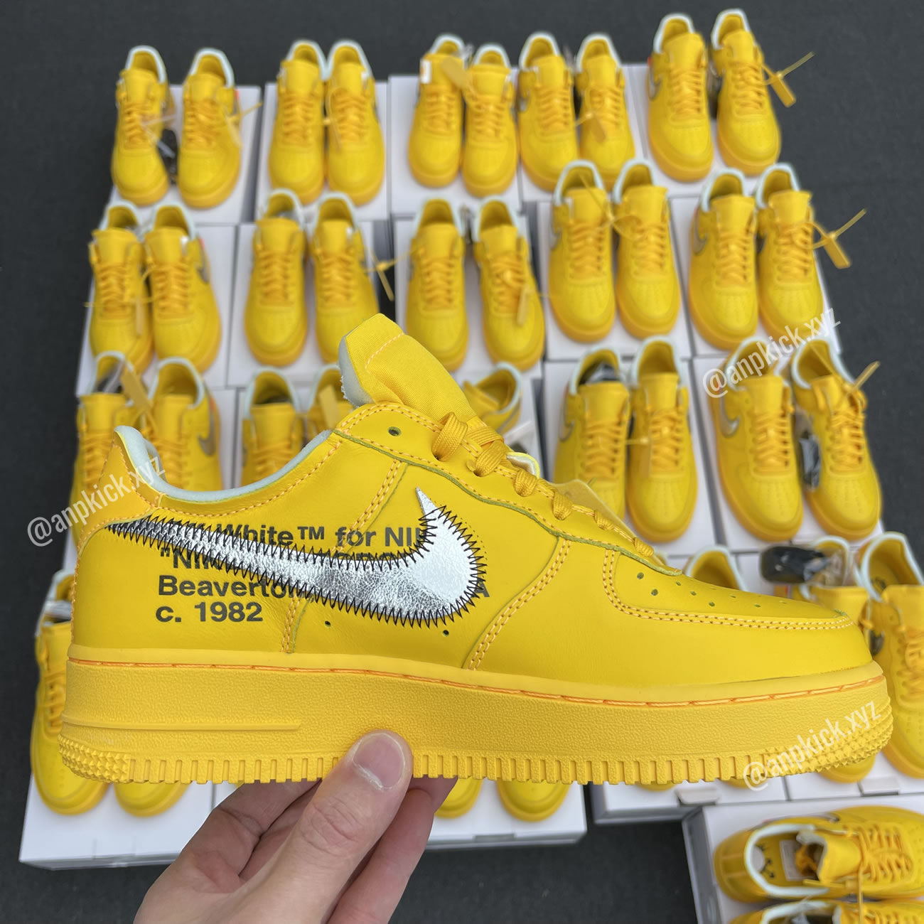 Off White Nike Air Force 1 University Gold Anpkick Dd1876 700 (2) - www.newkick.vip