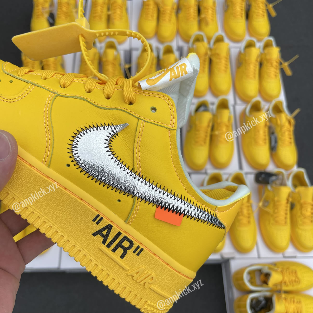 Off White Nike Air Force 1 University Gold Anpkick Dd1876 700 (3) - www.newkick.vip
