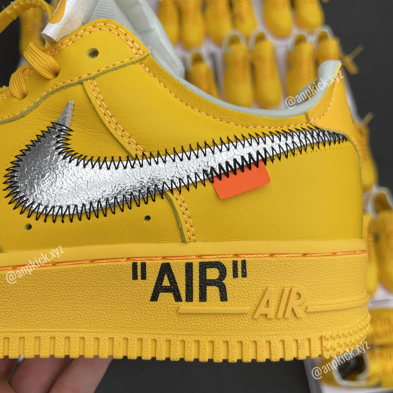 Off White Nike Air Force 1 University Gold Anpkick Dd1876 700 (4) - www.newkick.vip