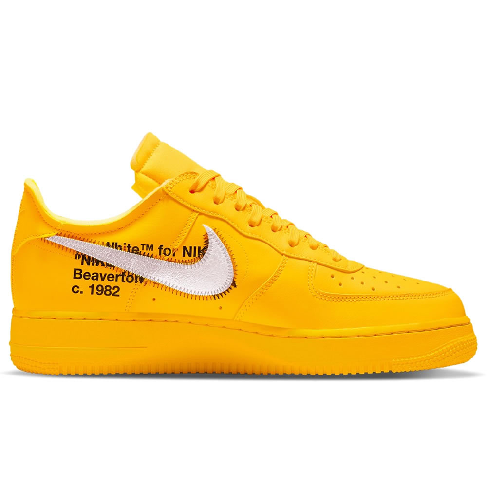 Off White Nike Air Force 1 University Gold Dd1876 700 (2) - www.newkick.vip