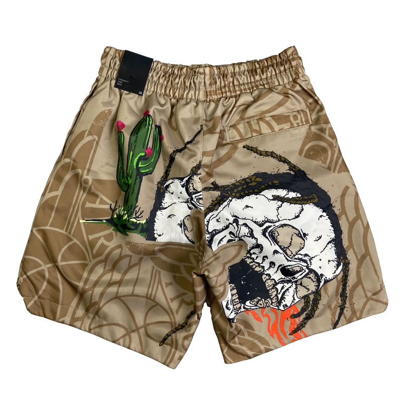 Travis Scott Cactus Jack Jordan Pool Short Khaki (2) - www.newkick.vip